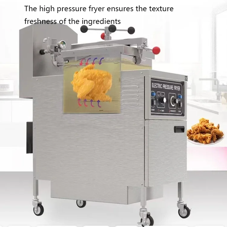 Electric Deep Fryer Fries Making Machine Electric Vertical Pressure Air Fryer