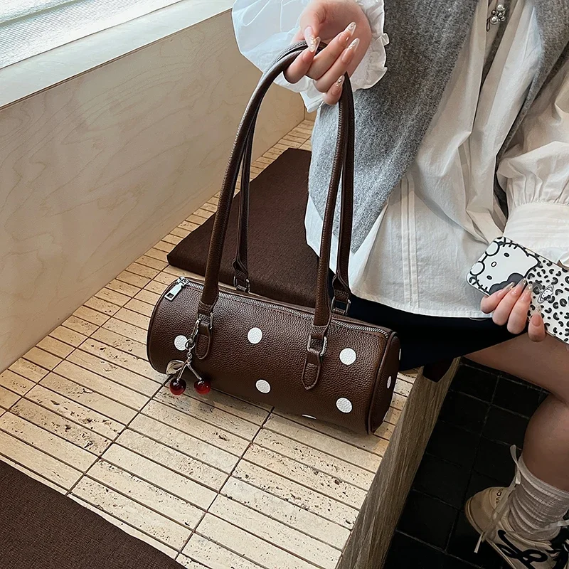 

Vintage Elegant Diaper Bag Women Luxury Crossbody Bag High-End Designer Handbag Minimalist Chic Large Capacity Leather Tote