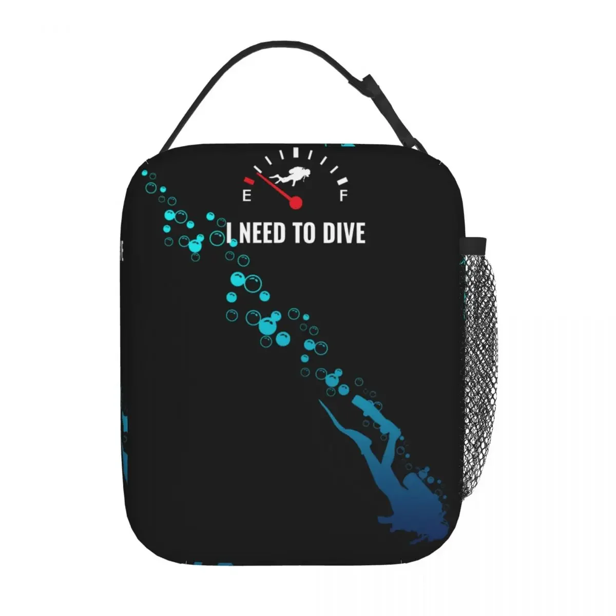 Scuba Diving Lover Thermal Insulated Lunch Bags School Portable Bento Box Thermal Cooler Food Box