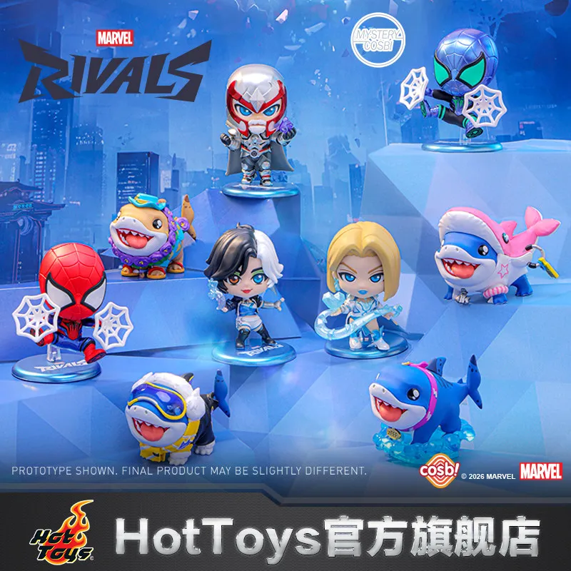 

Marvel Rivals Series Hot Toys Cosbi Collection Blind Box Anime Figures Spider Man Pvc Collectible Figurines Model Birthday Gift