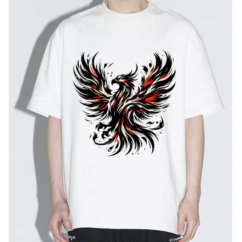 Flame Shaped Animal Heat Transfer Printing Sticker Cool T-Shirt Jacket Packaging Accessories Ironed On Clothes for Men and Women