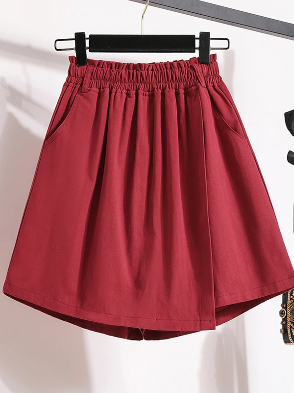 

Юбка трапециевидной формы с высокой талией, женская весна-лето, новая белая плиссированная утягивающая асимметричная корейская юбка для поездок на работу