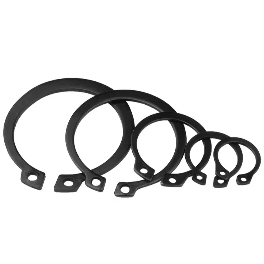 300PCS Carbon Steel External Retaining Rings 18 Sizes Including 1 1/16 7/8 15/32 1 1/8 1 1/4 Inch for Mechanics
