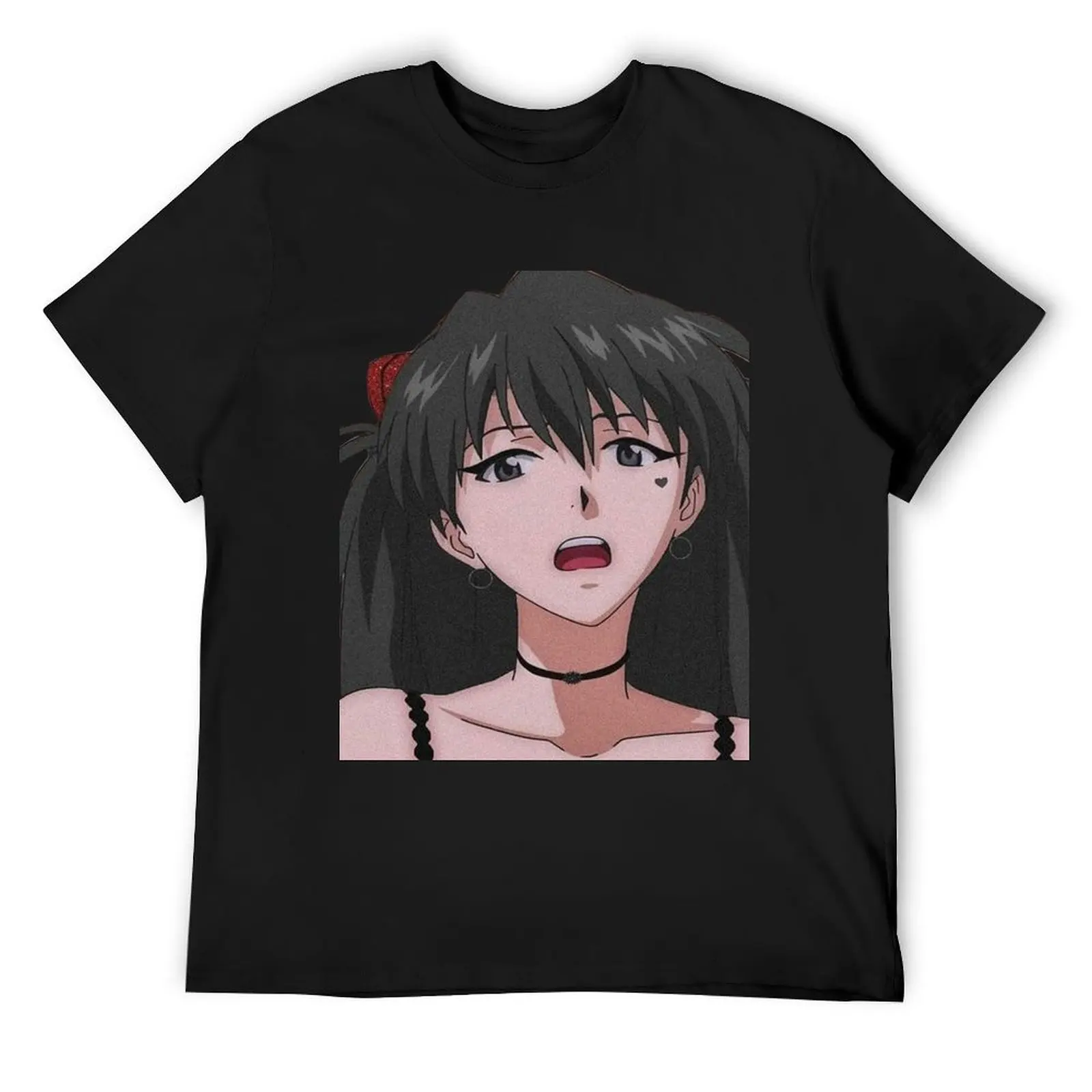 Goth asuka T-Shirt korean fashion blanks plus size tops anime shirts men