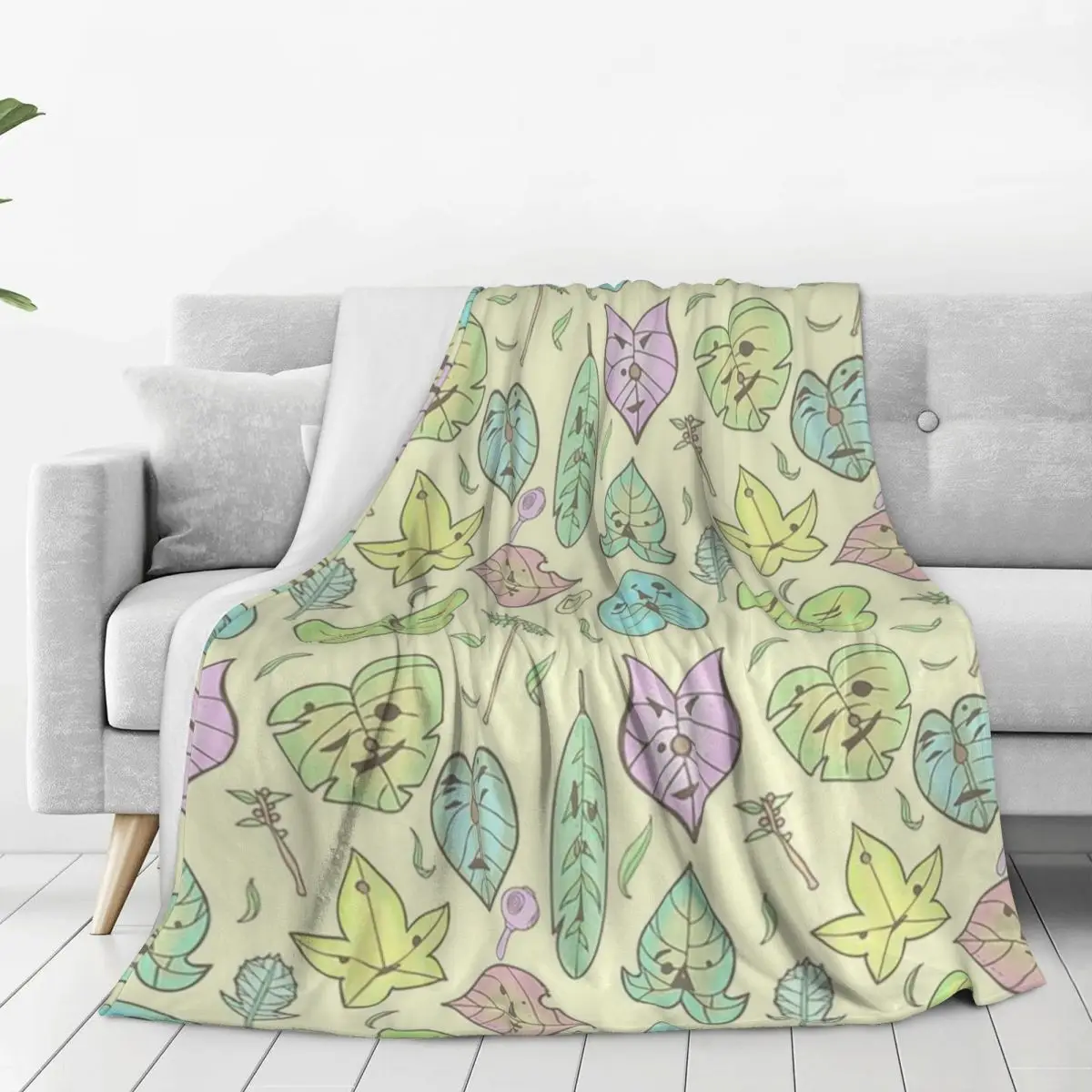 Hestu's Friends (Yellow Ver) Blanket Fleece Warm Sofa Throw Blankets For Couch Bedding Office Throws Bedspread Quilt