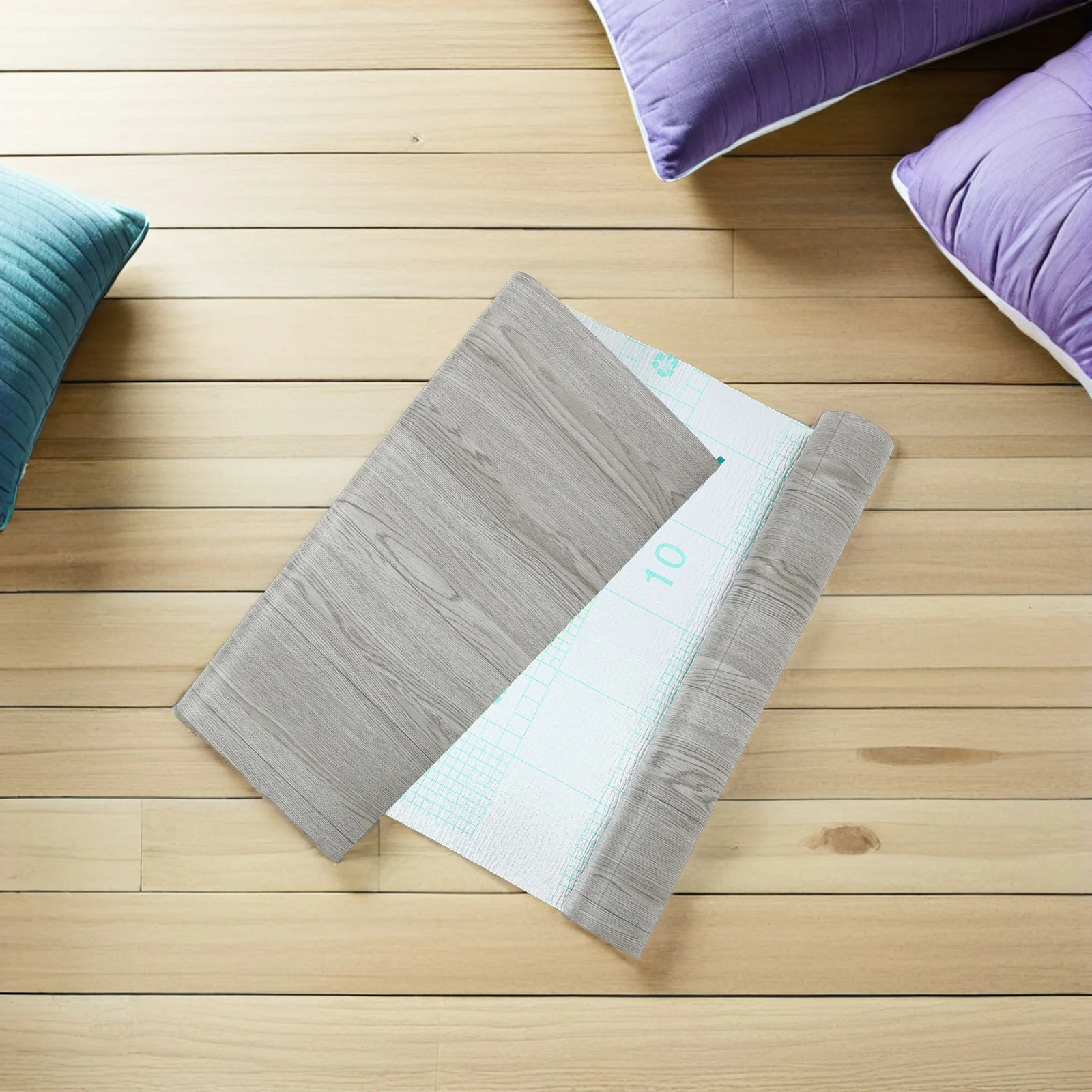 

Peel and Stick Floor Tile 300x40cm Self-Adhesive PVC Flooring Roll Easy DIY Installation for Home Office Commercial Spaces