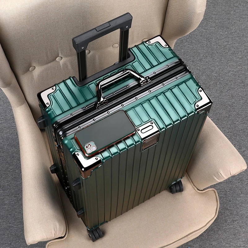 durable-aluminum-frame-lage-suitcase-large-capaci-all-match-wheels-silent-for-men-and-women-youth-pure-color-faion-trend