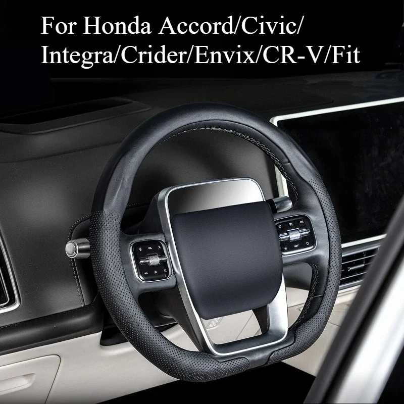 For Honda Accord/Civic/Integra/Crider/Envix/CR-V/Fit Steering Wheel Covers Automobiles Interior Accessories Steering Covers