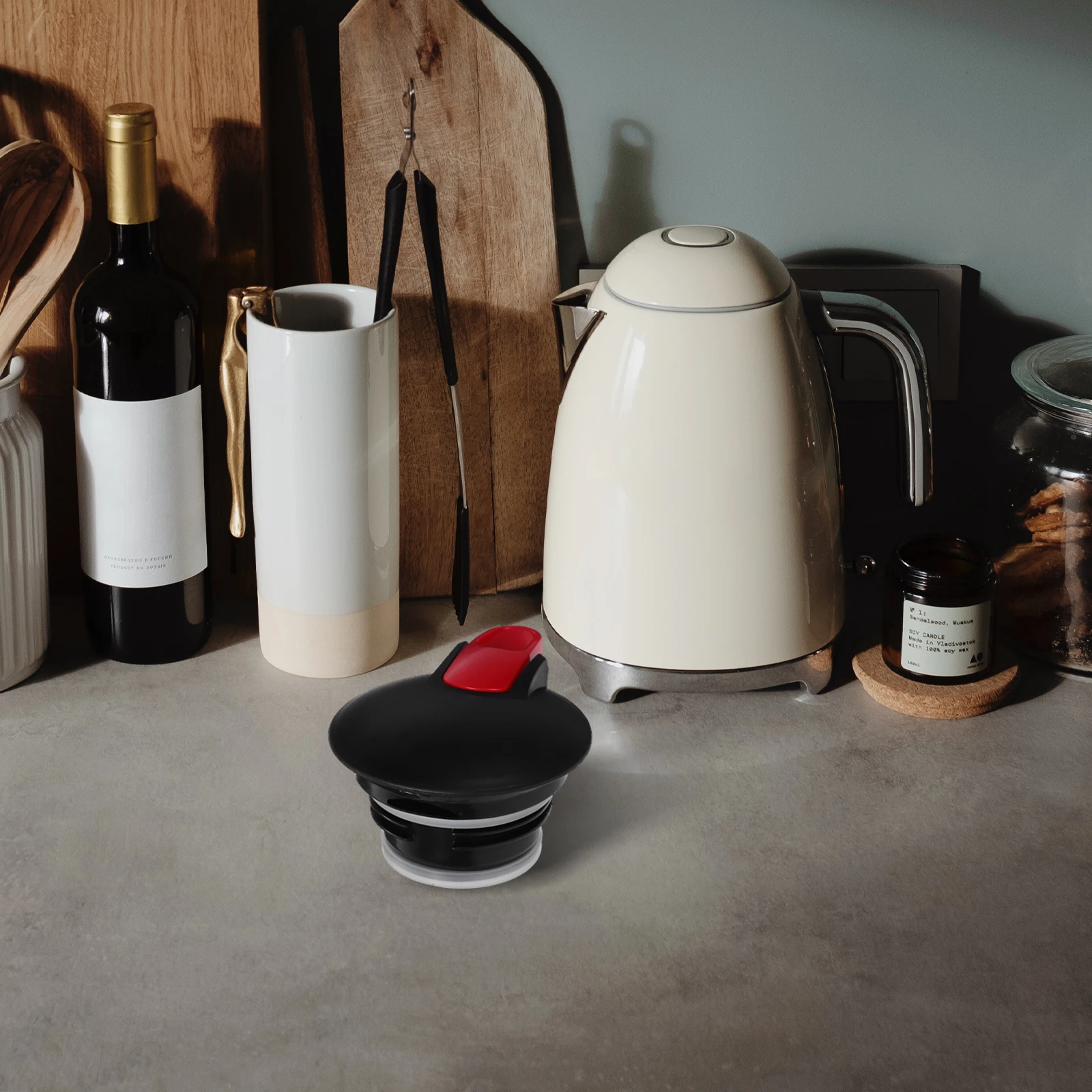 

Black Coffee Carafe Lid Replacement Pp Material Thermal Insulation Heat Resistant For Kitchen Coffee Pot Brewer Server Drink