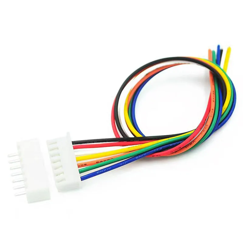 5PCS XH2.54-2P3P4P5P7P Single header cable with straight pin socket 20cm long 26# cable