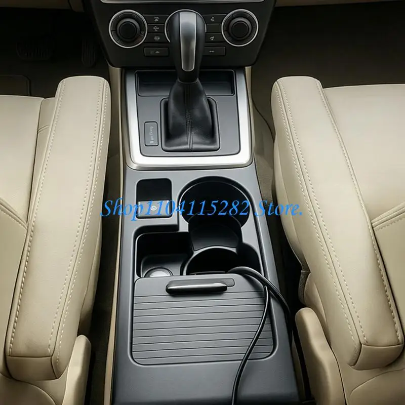  Pair Stylish Black Leather Armrest Protectors Automotive Leather Side Pads Specifically Produced for Freelander 2 Models