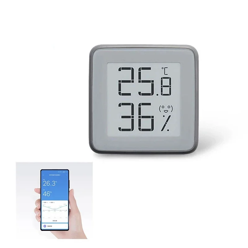 MiaoMiaoCe Intelligent Bluetooth Thermometer E-Ink Screen BT2.0 Hygrometer Can Be Used with MIJIA App Home Gadget Smart Linkage