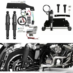 Suspensión neumática trasera para motocicleta, soporte central eléctrico para Harley Road King, Electra Glide Road Glide Street Glide 2009-2016