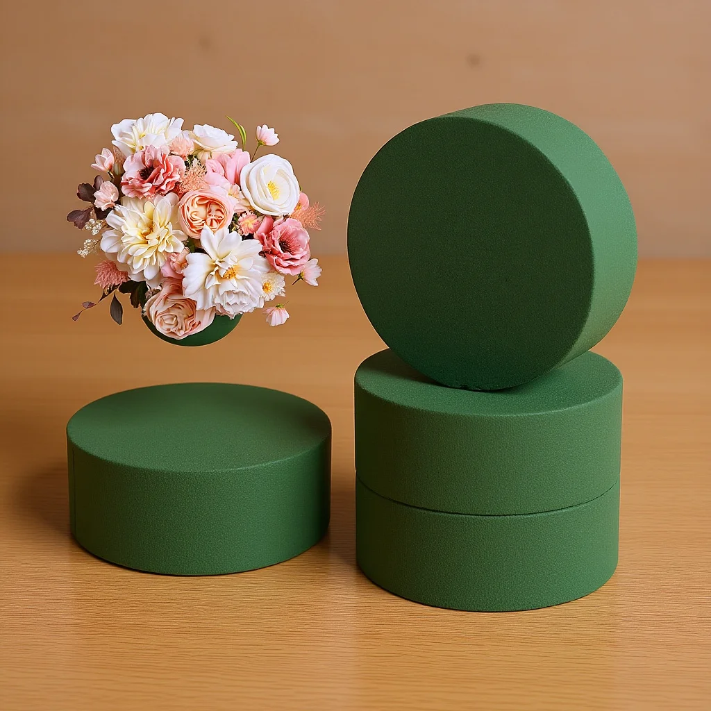 

4 Pcs Dry Foam for Artificial Flowers Floral Blocks Arrangement Supplies Absorbent Mud Wet Dried