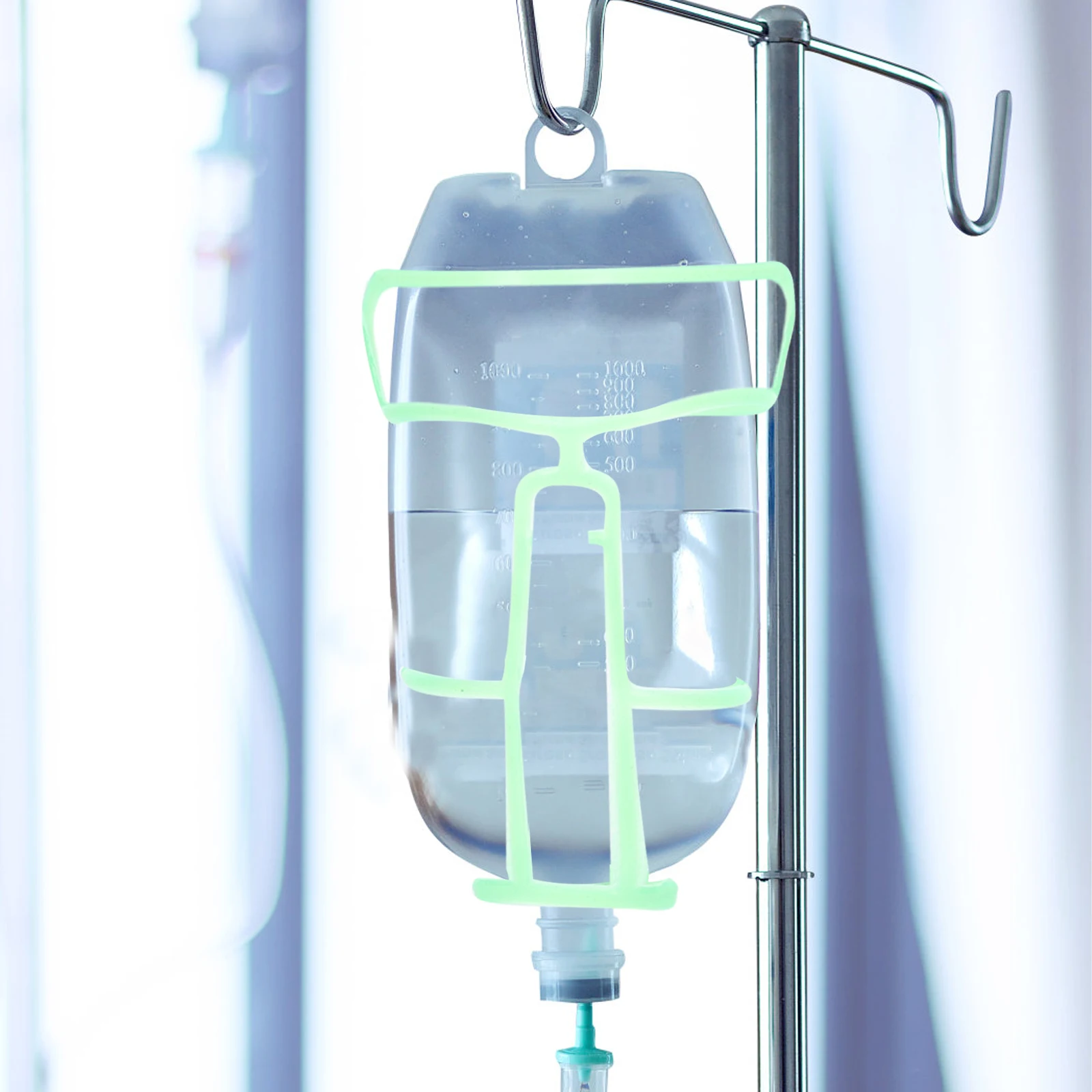 

36Pcs Infusion Bottle Cage High Quality Plastic Durable Portable Saline Nets Home Hospital Use Green Infusion Nets