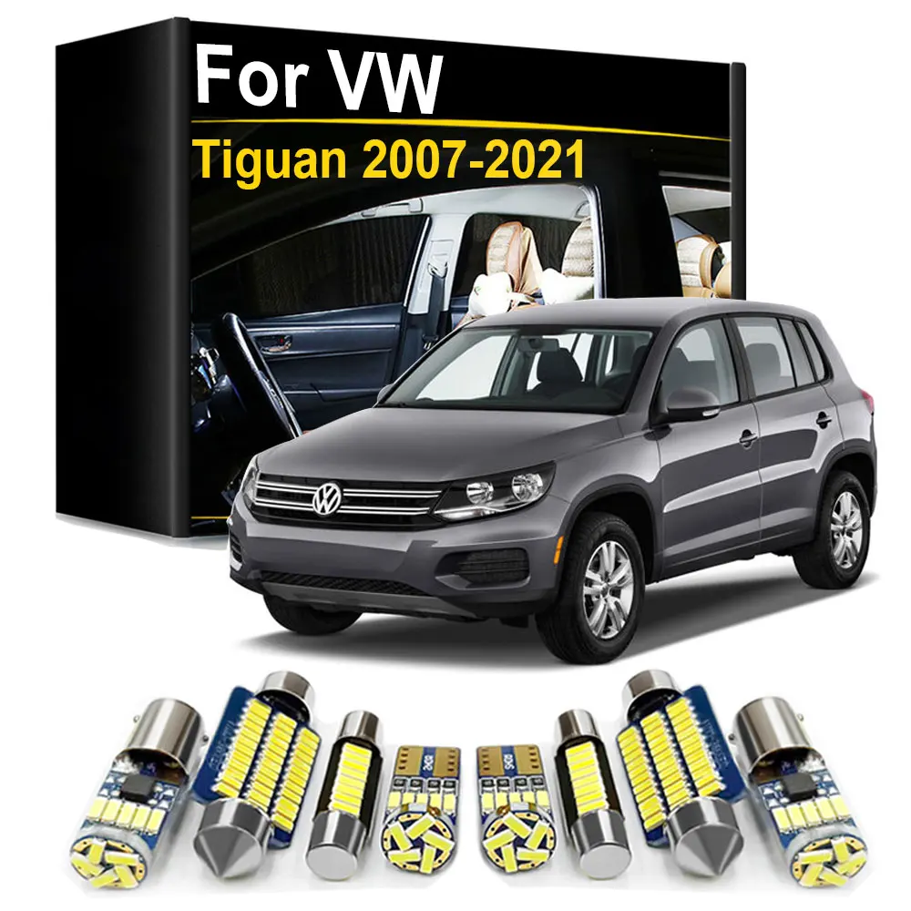 LED-Innenbeleuchtungsset Canbus für VW Tiguan 2 1 MK2 MK1 2008 2010 2011 2012 2013 2014 2015 2016 2017 2018 2019 2020 Zubehör