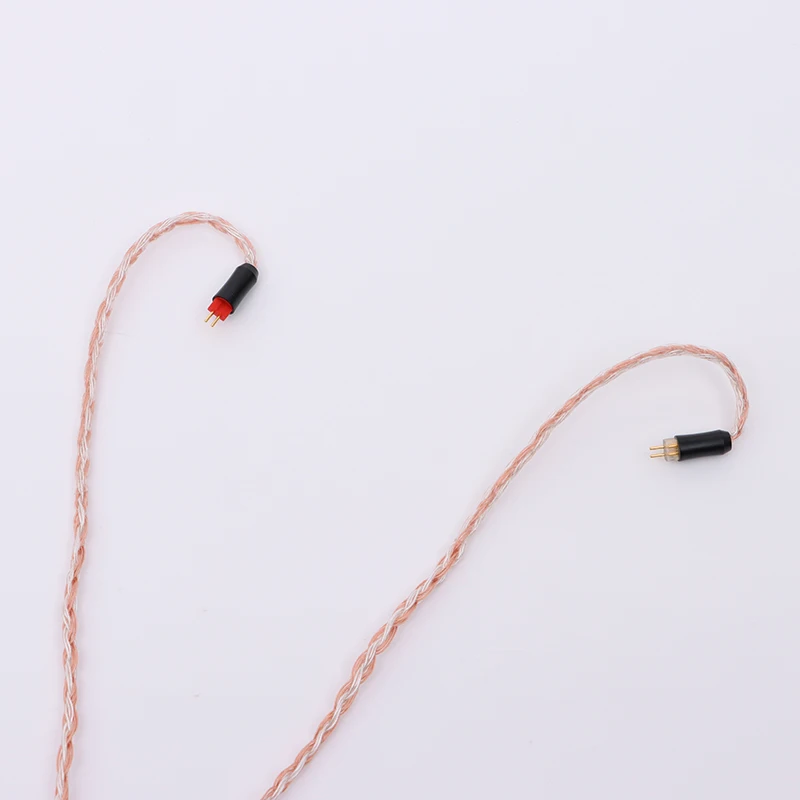 XINHS kabel konektor kabel ditingkatkan HIFI, kabel Upgrade Earphone berlapis perak tembaga 16 inti