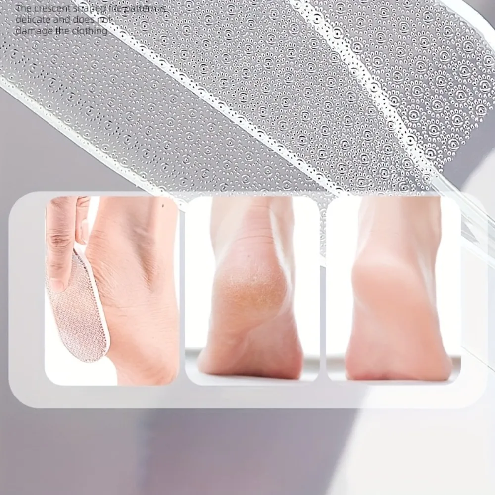 Dispositivo di rimozione portatile per lime per piedi in vetro nano per piedi lisci esfolia la pelle morta strumento per pedicure per uomini e donne strumenti per la cura dei piedi