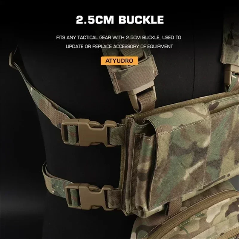 Tactical Side Release Buckle Hunting Molle Vest Tools Outdoor Shooting Sports CS Paintball Airsoft Equipment System Accessories