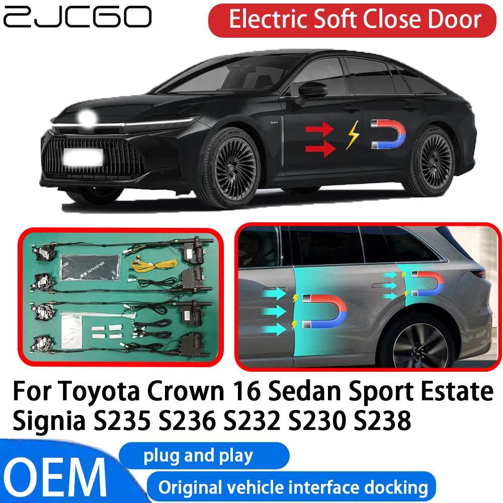 

for Toyota Crown 16 Sedan Sport Estate Signia S235 S236 Car Automatic Electric Soft Close Door Closer System OEM Plug and Play
