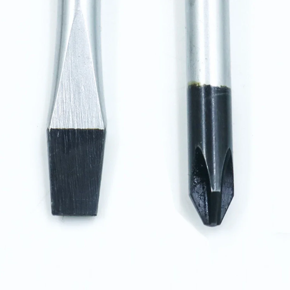 1/2 Stück verlängerter Kreuz-/Schlitzschraubendreher 300 mm 6 mm Chrom-Vanadium-legierter Stahl Gummi Handwerkzeuge Schraubendreher Nutdrivers – Detail 18