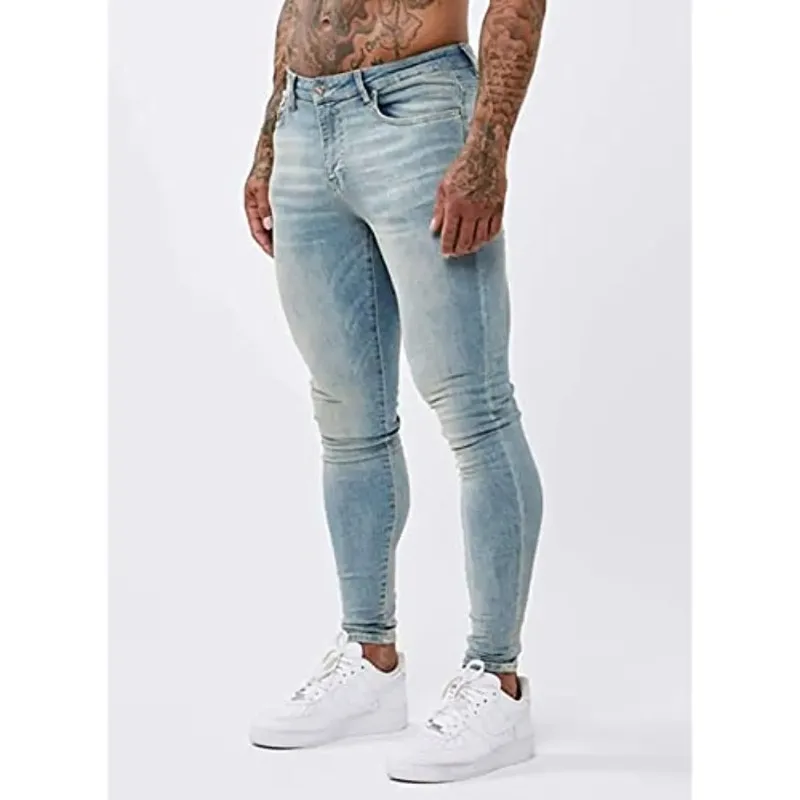 Outdoor Open Crotch Sex Pants Exotic Hotpants Men Cargo Ripped Jeans Male Denim Trousers Cargo Overalls Couple Casual Streetwear