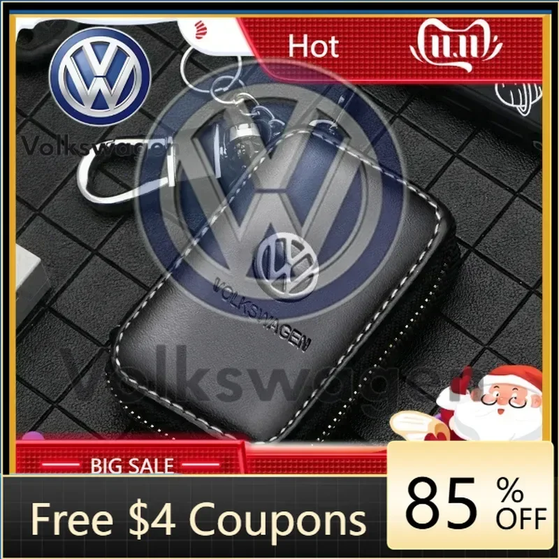 

Наклейка на автомобиль для VOLKSWAGEN, кожаный чехол для ключей, брелок, защитный чехол для Volkswagen Passat Santana Touareg Tiguan Golf Jetta
