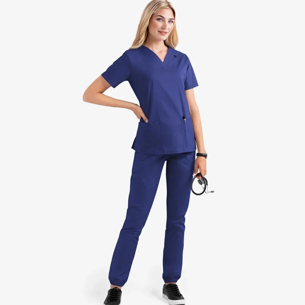 2024 Hot Selling Hot Sale Medical Scrub Uniforms Hospital OEM Service Cherokee Women Scrub Nurse Uniform Sets Accessories