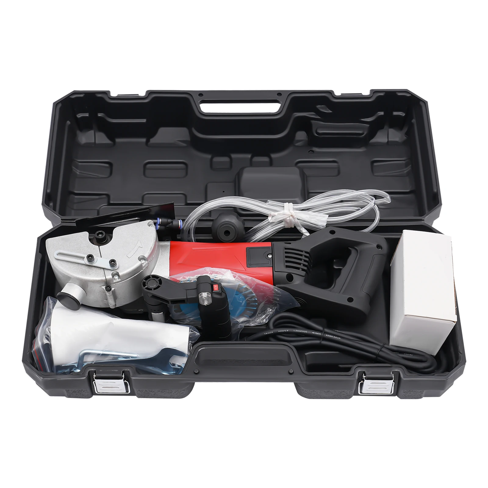 Staubfreier Wandfräser mit Laser-Zielhilfe | 2800W 125mm Elektrische Schlitzfräsmaschine mit 5 Klingen | Betonschneider – Detail 2