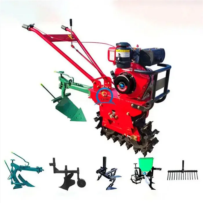 hot sale agricultural garden tools small rotary tiller farm mini power tiller/cultivator/walking hand tractor