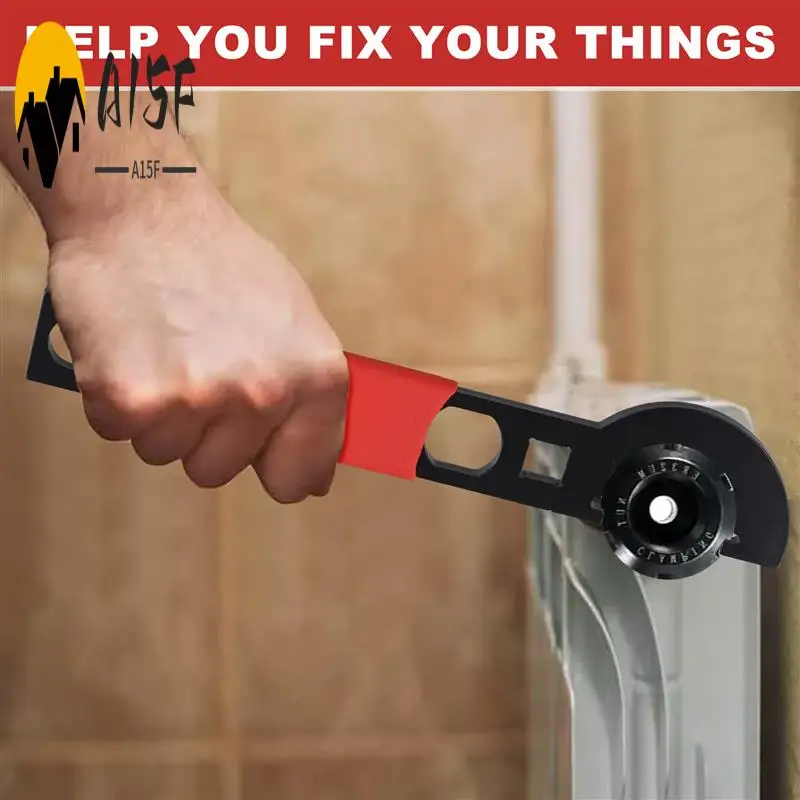 

A15F-Red Carbon Steel Lifesaving Nut Wrench Tool For Emergency Repairs