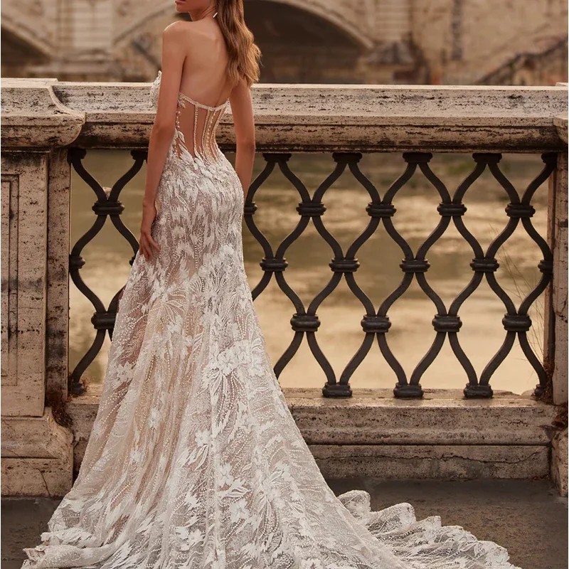 Customized Ivory Lace Satin Wedding Dresses Detachable Train V-Neck Amanda Novias Cap Sleeves Bride Gowns Cut-Out Vestidos De No