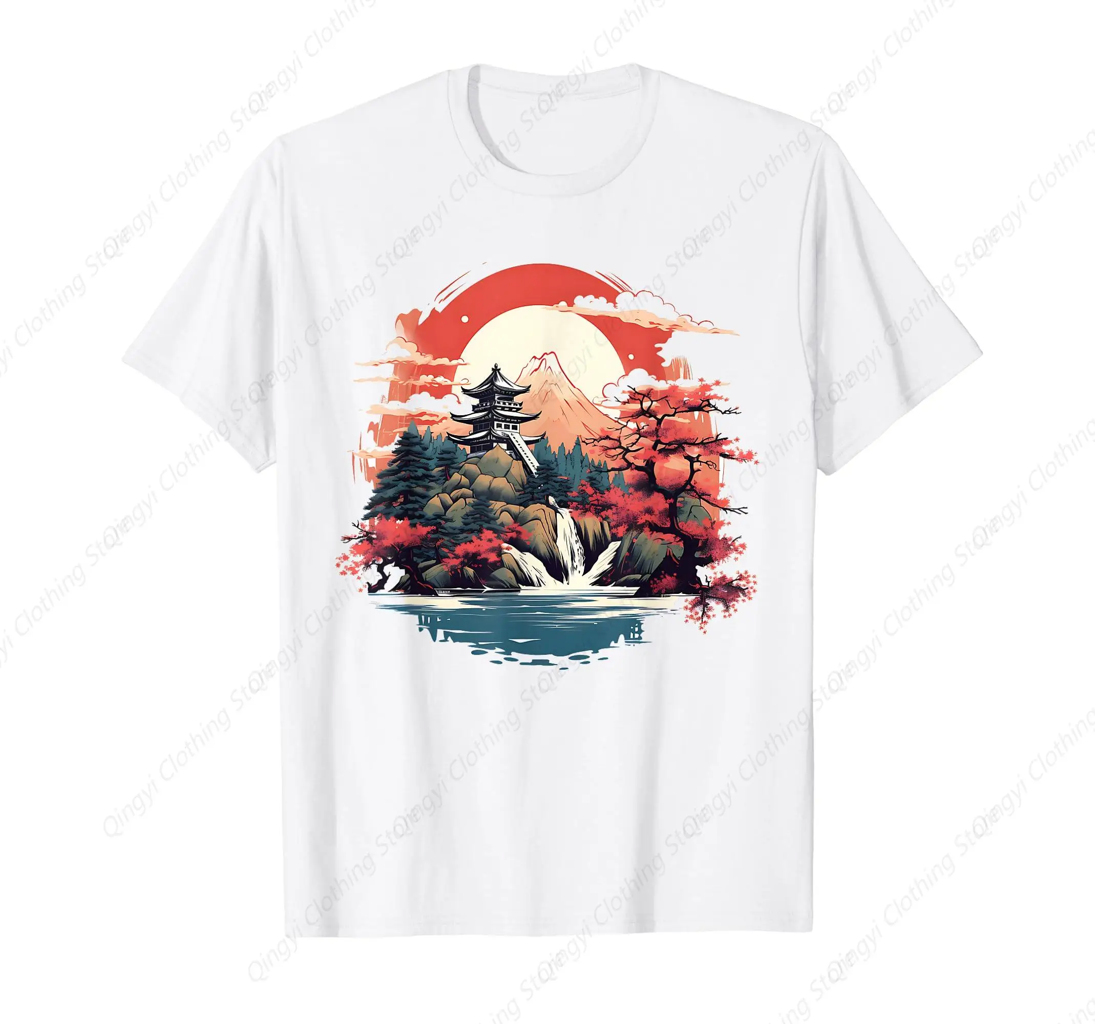 

Japanese Temple Japan Design Nature Art T-Shirt