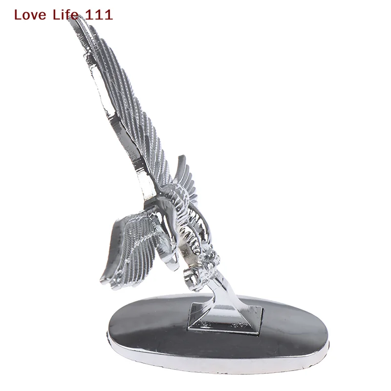 

New Car Front Cover Chrome Hood Ornament Badge 3D Emblem Angel Eagle For Auto Car