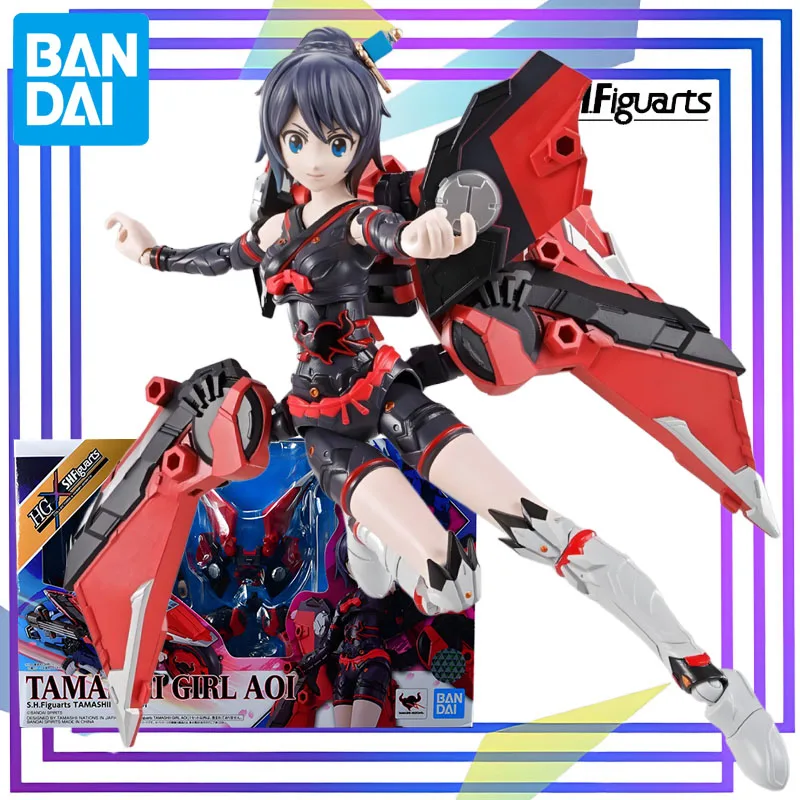 

Оригинальная серия BANDAI S.H.Figuarts 《Spirit Girl Aoi》Аниме Фигурка в сборе Модель игрушки Коллекционная модель Украшения Подарки