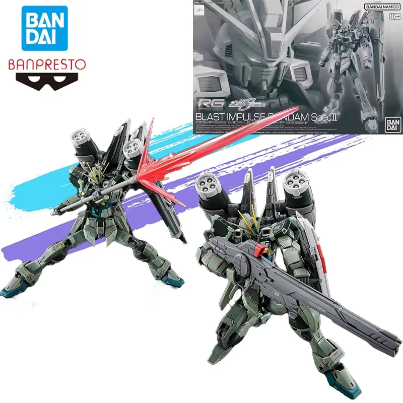 

Оригинальная абсолютно новая и нераспечатанная фигурка Bandai Banpresto Rg Blast Impulse Gundam Pb Rg Blast Impulse Gundam Spec II, игрушка-фигурка