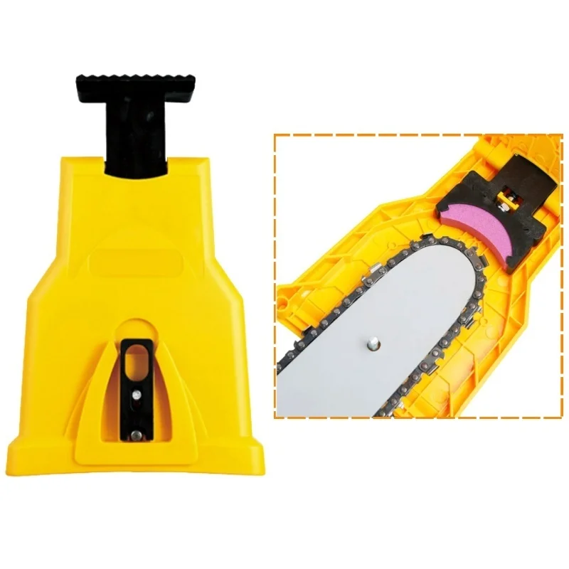 

Инструмент для заточки бензопилы с шлифовальным камнем — профессиональная быстрая заточка, противоскользящее основание и пружинный дизайн для использования в лесу своими руками