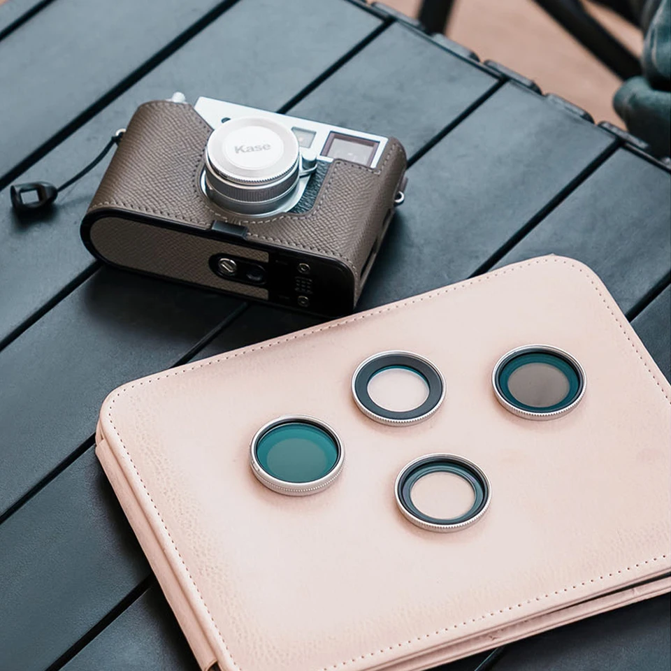 

Магнитный УФ-фильтр Kase CPL Variable ND Black Mist 1/4 для камер Fujifilm X Half, металлическая крышка-бленда для объектива Fuji X-half