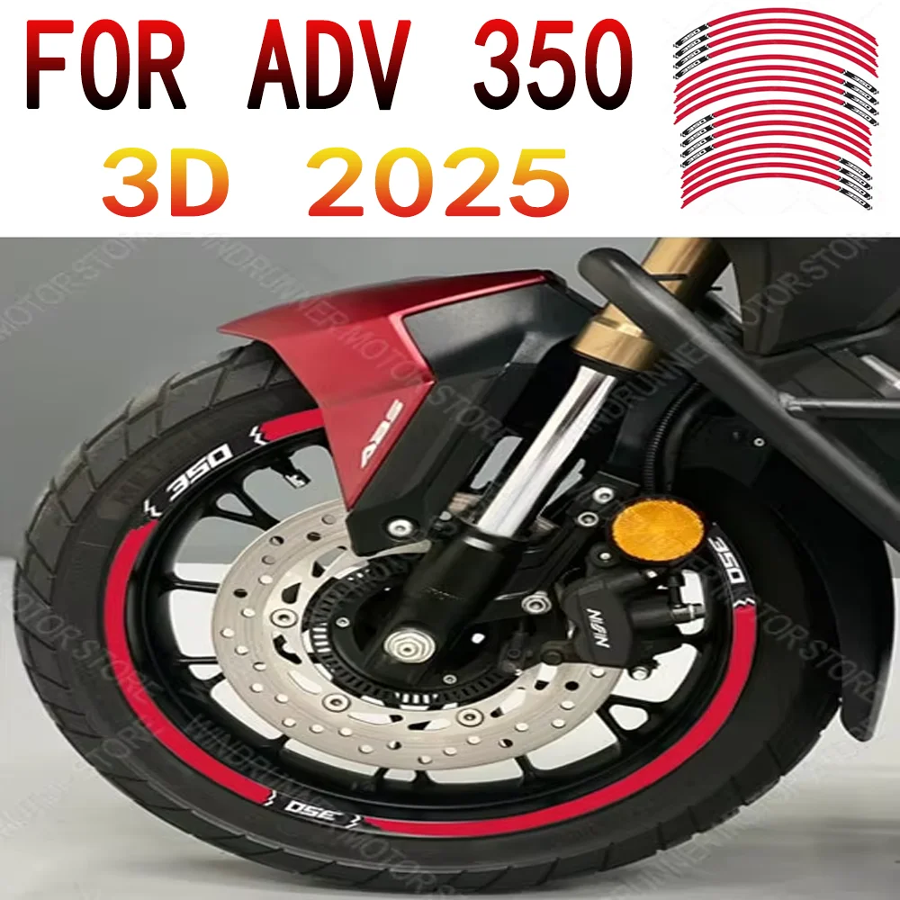 

For Adv 350 adv350 Motorcycle Accessories Waterproof Protective Wheel Sticker High Quality Epoxy Resin Protective Sticker