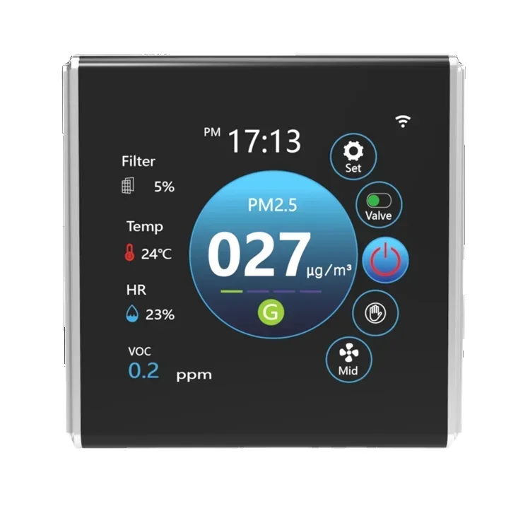 MIA-9G CO2 VOC Display Smart Ventilation Controller With Tuya App For Home