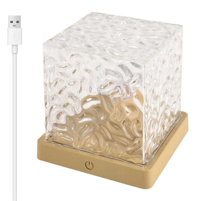 

Лампа AT14 Aurora Northern Lights, лампа Wave-Cube, проектор океанских волн, 16-цветные светильники с эффектом водной волны для спальни-C