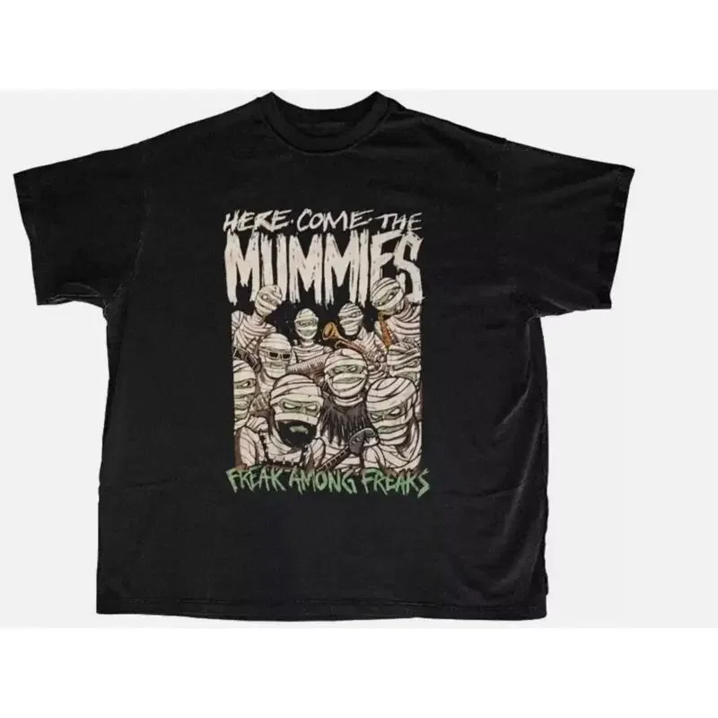 The Mummies Here Come Freak T Shirt new black