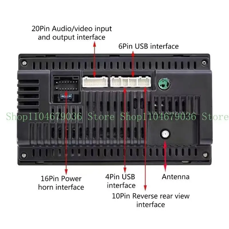 652f rádio carro 652F