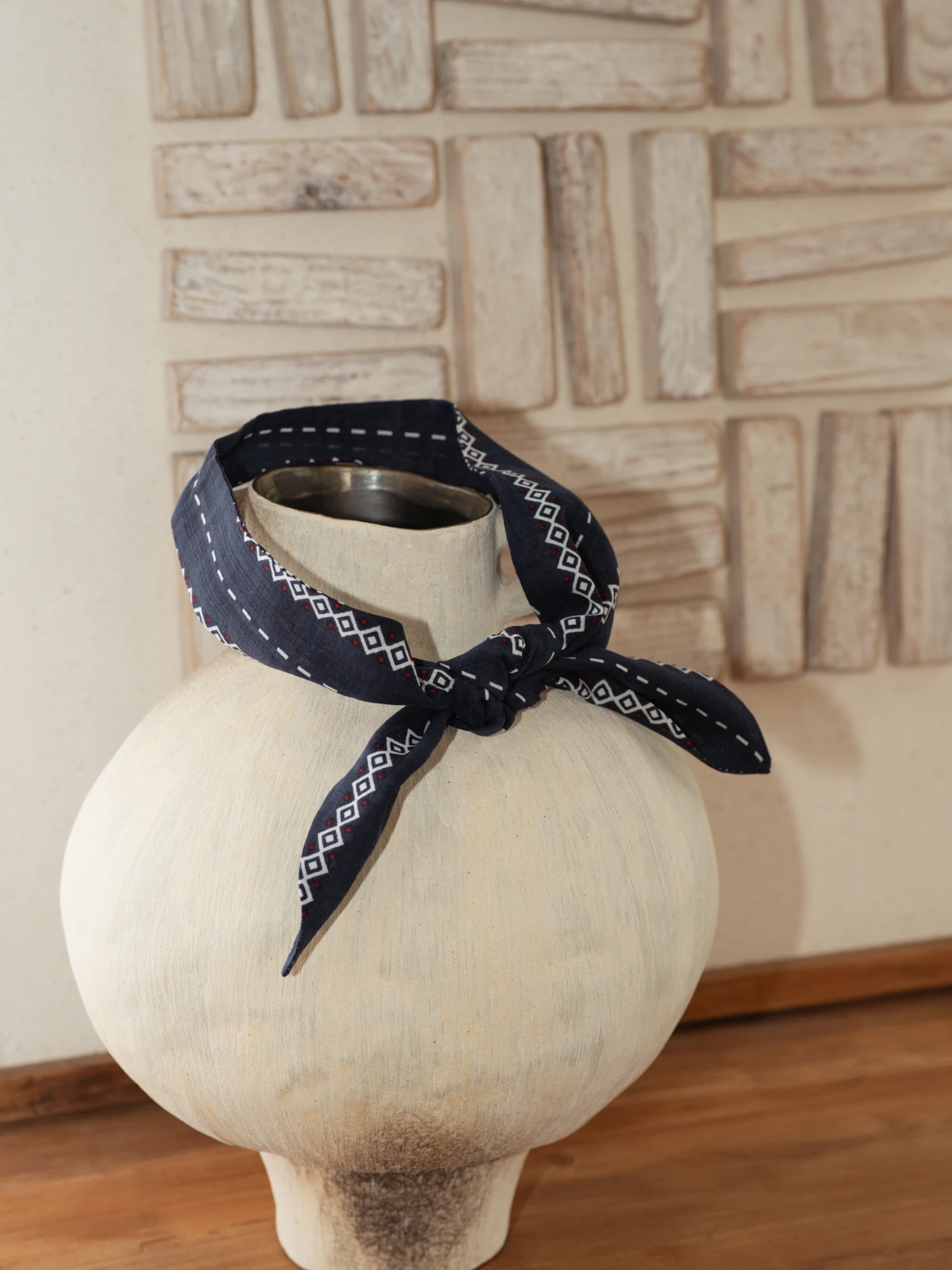 gotan-純綿スカーフ-ウサギの耳付き-レトロスタイル-春夏新作-装飾用-長方形ネックウォーマー-若者向け