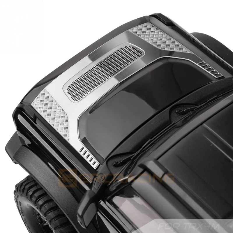 الفولاذ المقاوم للصدأ محاكاة زجاجة قطعة الزخرفية الملحقات ل 1/18 RC الزاحف سيارة Traxxas TRX4M فورد شرسة الحصان لتقوم بها بنفسك أجزاء