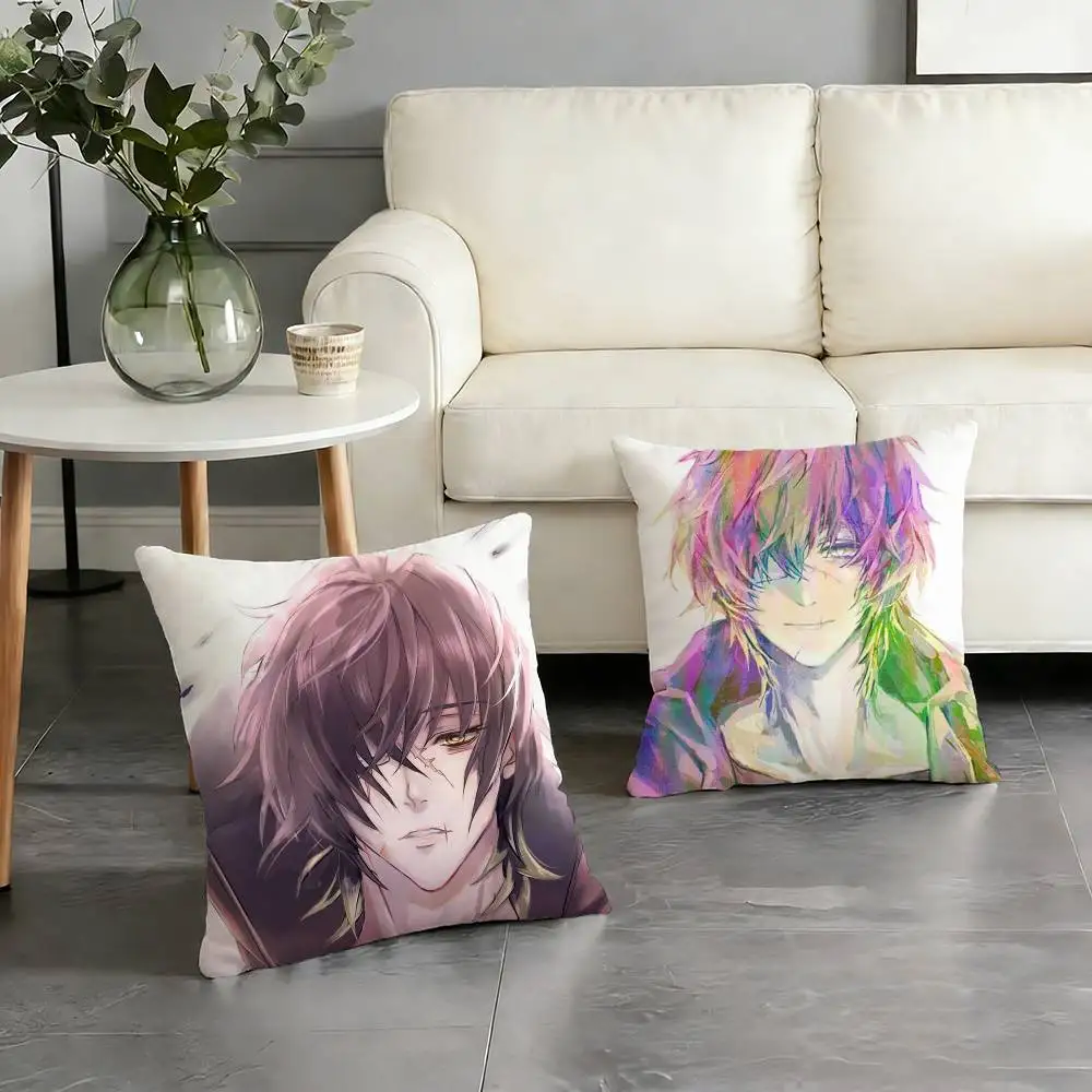 Anime S-Slow Damage Towa Pillow Case Pattern Printed Pillowcase For Living Room Sofa Cushion Cover