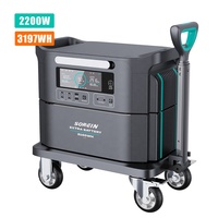 Sorein 3kWh Solar Power 3000W Solar Generator Portable Power Station Eu Warehouse Electric Generator Solar For Home