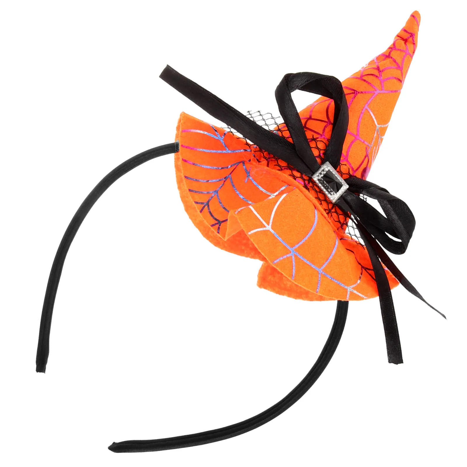 

Witch Hat Headband Girl Headbands Halloween Spooky Headdress Costume for Women Hairband Felt Cloth Party Child