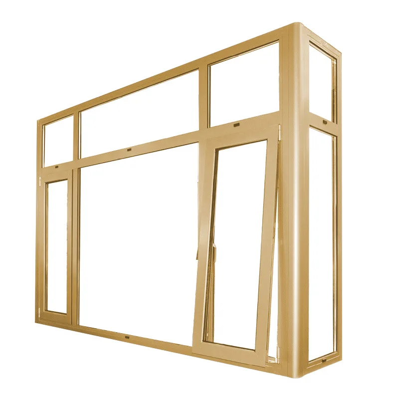 

Sound insulation broken bridge aluminum doors and windows system window sealing balcony window sealing