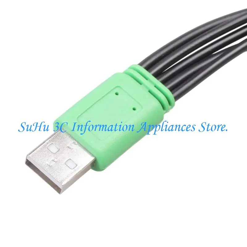  USB 5V Charging Power Cable Quick Connector 5V USB to 5.5x2.1mm 4.0x1.7mm 2.0x0.6mm 2.5x0.7mm 3.5x1.35mm for Desk Lamp